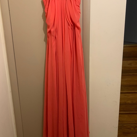 Jill Jill Stuart Pink Strapless Chiffon Gown - Picture 1 of 5